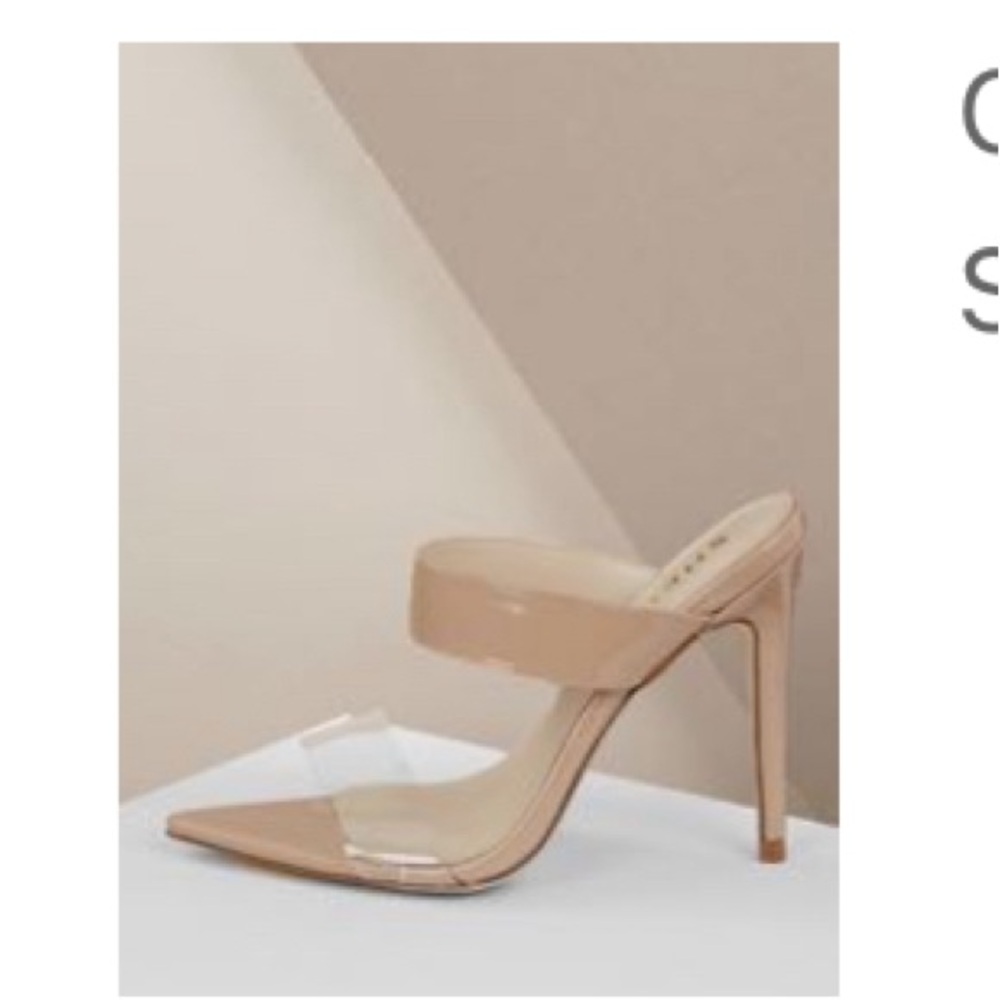 NWT pointed toe stiletto mule heel